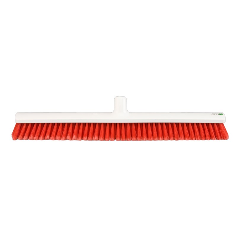 HACCP-bezem - Rilsan® bloemenpatroon - Rood - 60cm
